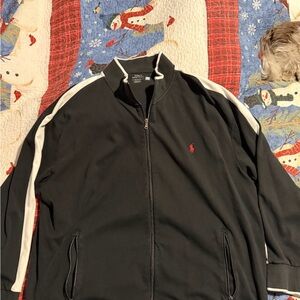 Polo by Ralph Lauren Black Jacket with White Trim
